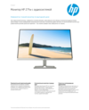 HP 27fw with Audio 27-inch Display