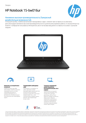 HP Notebook - 15-bw016ur