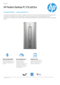 HP Pavilion Desktop - 570-p055ur