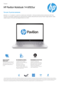 HP Pavilion - 14-bf003ur