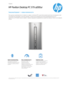 HP Pavilion Desktop - 570-p000ur