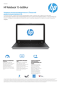 HP Notebook - 15-bs084ur