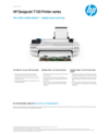 HP DesignJet T100 Printer series (English)