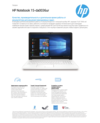 HP Notebook - 15-da0036ur
