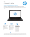 HP Notebook - 15-ra025ur