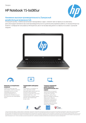 HP Notebook - 15-bs085ur