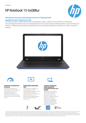 HP Notebook - 15-bs088ur