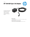 HP 15W USB Type-C AC Adapter