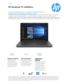 HP Notebook - 15-da0044ur