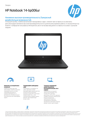 HP Notebook - 14-bp006ur