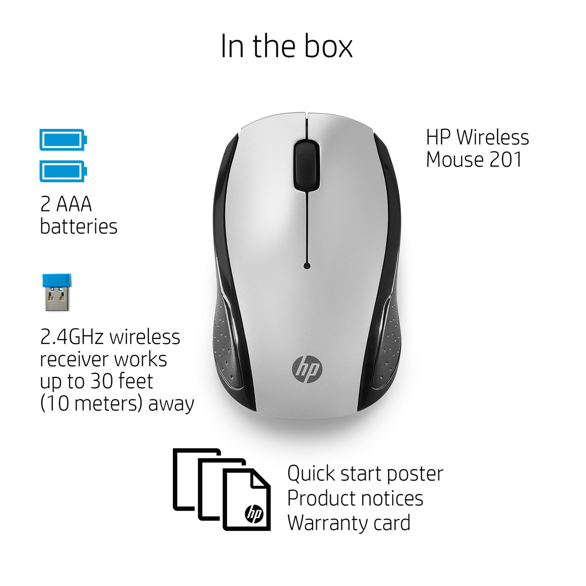 Беспроводная мышь HP Wireless Mouse 200