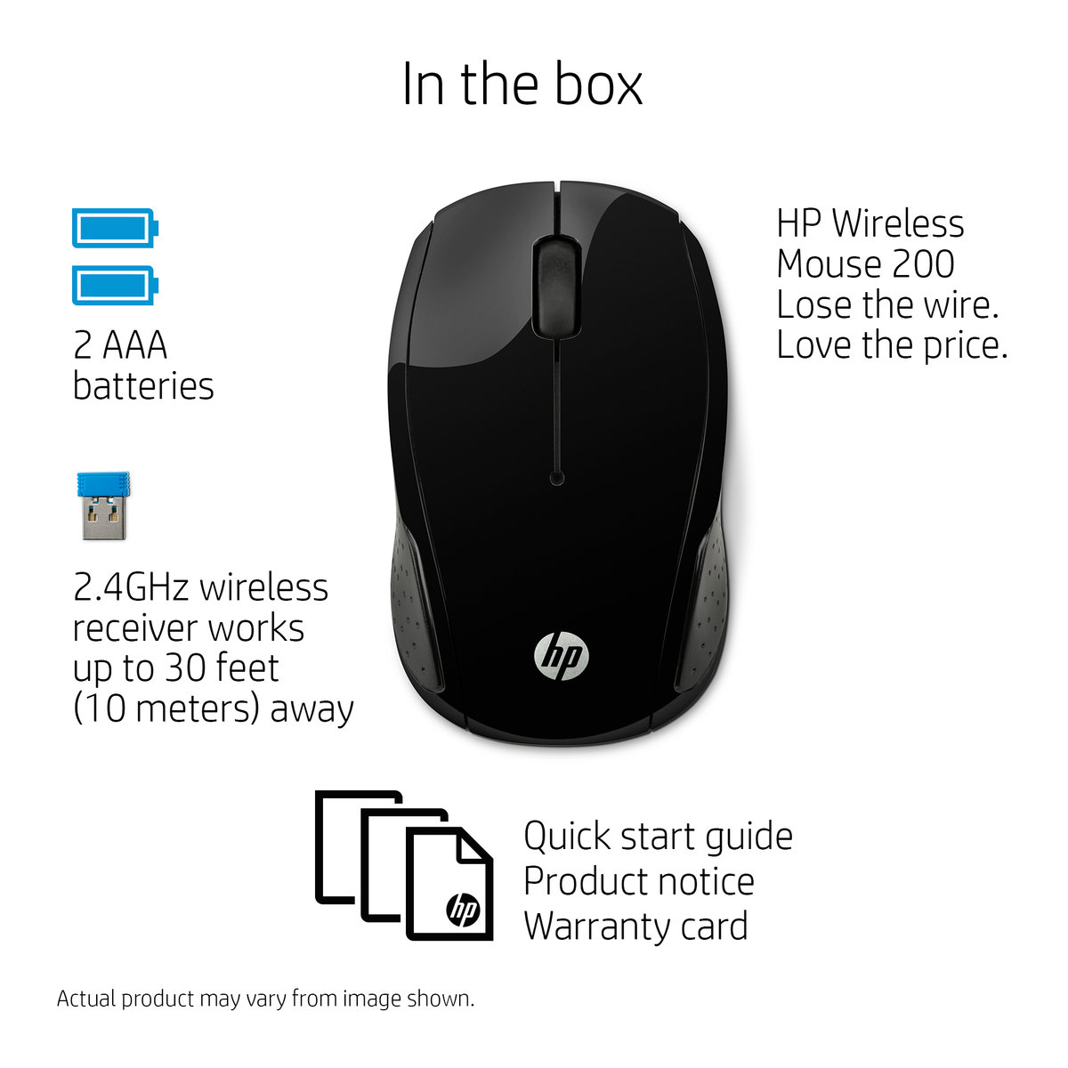 Беспроводная мышь HP Wireless Mouse 200