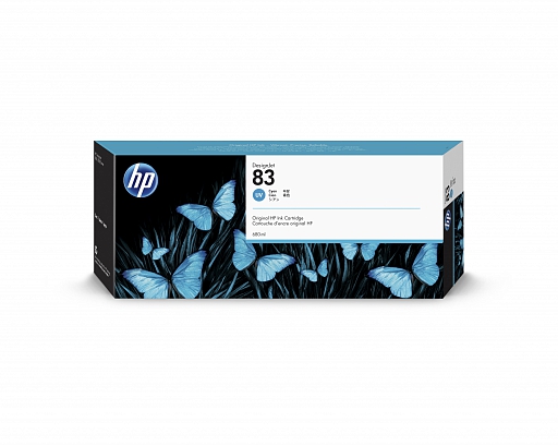 HP 83 680-ml Cyan UV Ink Cartridge