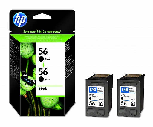 HP 56 2-pack Black (C9502AE)