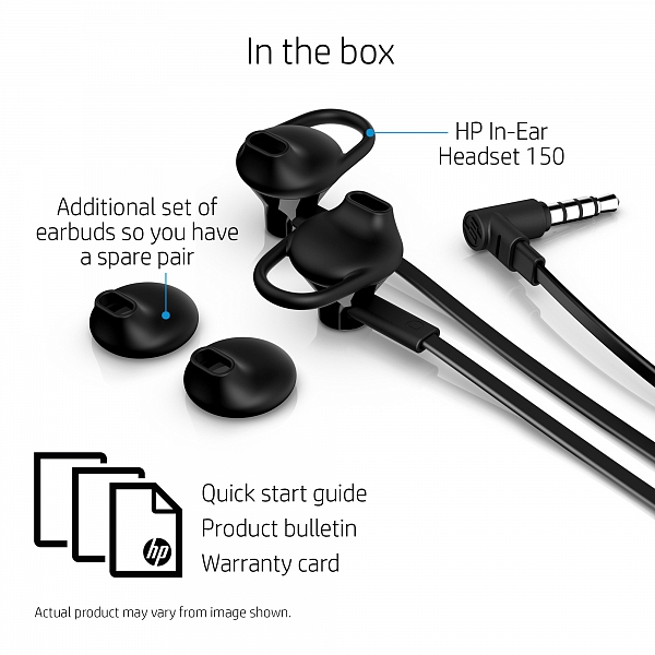 hp earphone 150