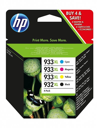 HP 4-pack 932XL/933XL color (C2P42AE)
