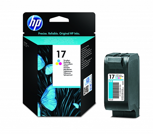HP 17 Tri-colour Inkjet Print Cartridge