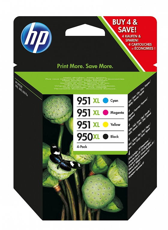 HP 4-pack 950XL/951XL color (C2P43AE)
